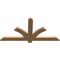 Ekena Millwork Redmond Smooth Timber Gable Bracket, Western Red Cedar, 48"W x 24"H x 1 1/2"D x 3 1/2"F, 12/12 Pitch GBW048X24X0204RED00SWR - alternate 4